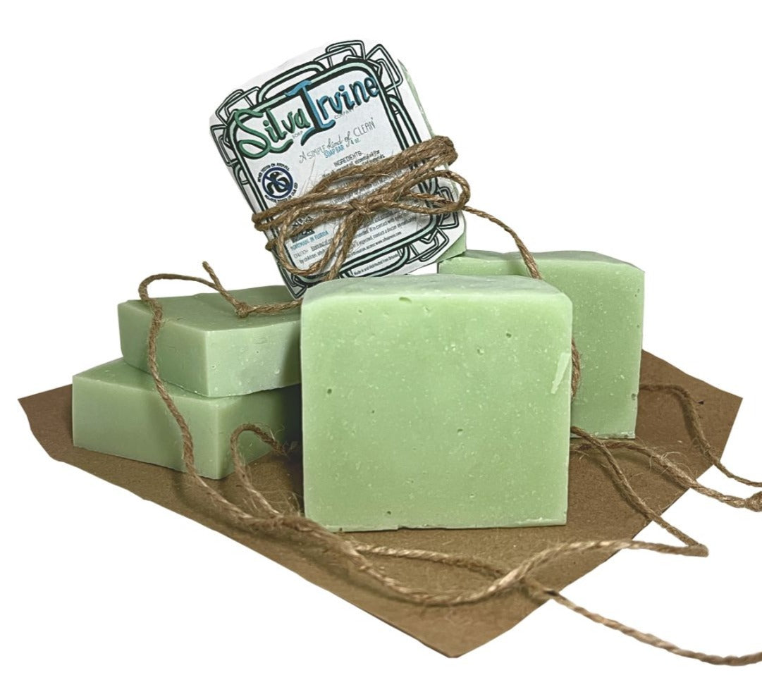 Silva Irvine's "Green Forest" soap bar with Tea Tree essential oil - A Simple Kind of Clean