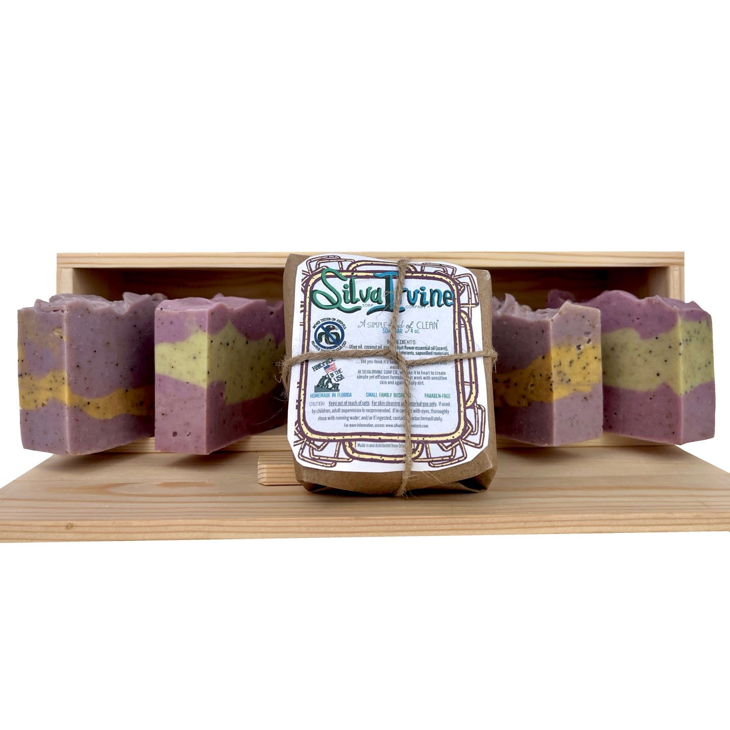 COMING SOON - Silva Irvine's "Love-Love Bar (Passion Fruit Blossom, Cloves & Lemongrass with Poppy Seeds)" Soap Bar - A Simple Kind of Clean