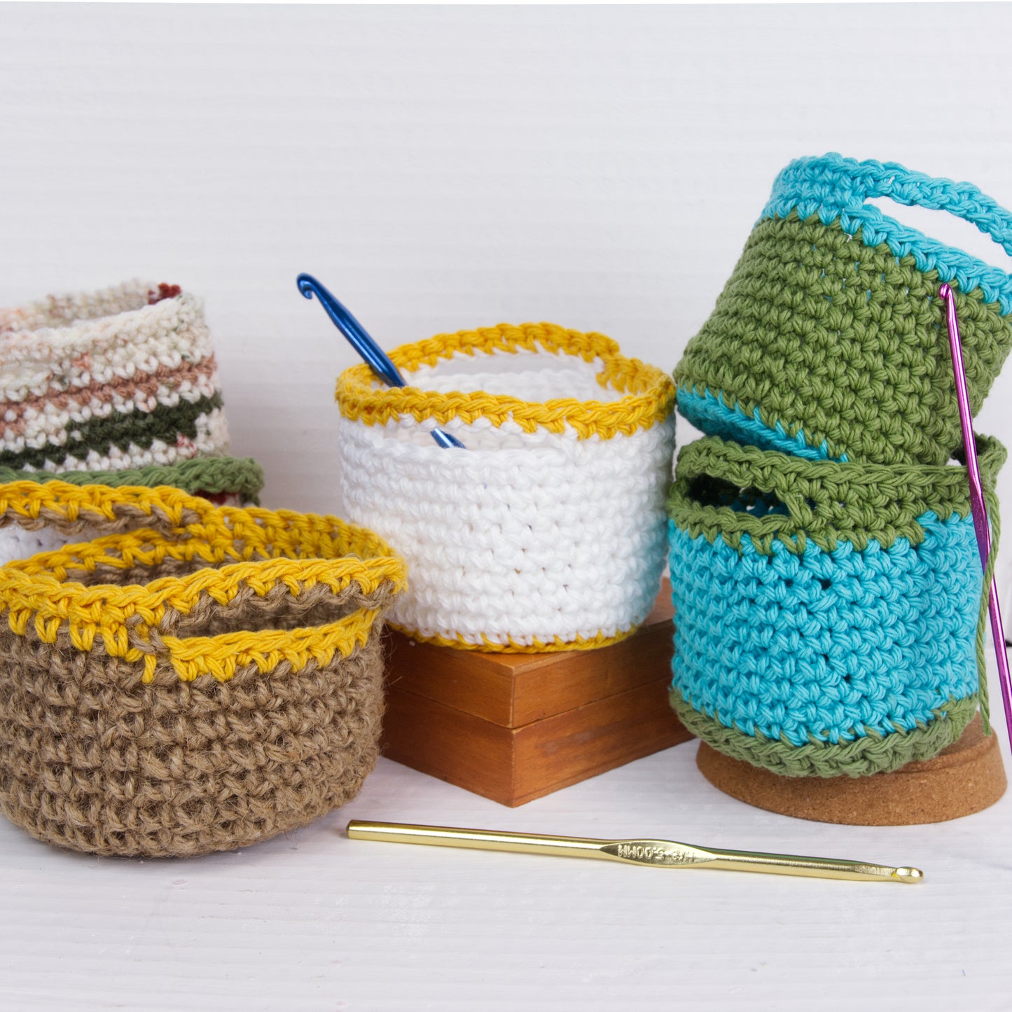 COMING SOON - Crocheted Baskets - Silva Irvine Soap Company