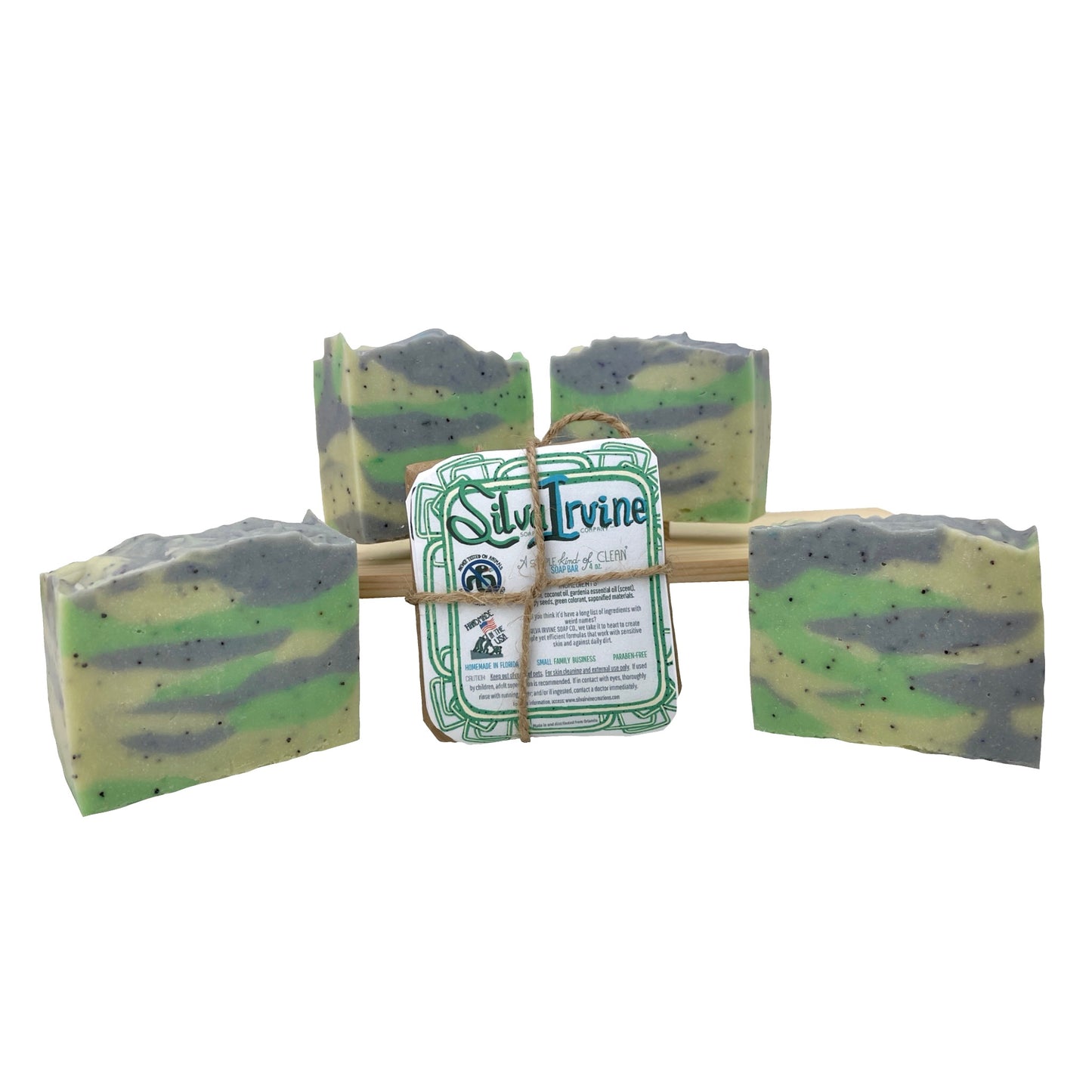 COMING SOON - Silva Irvine's "Once Upon a Spring (Cedarwood, Gardenia & Lavender with Poppy Seeds)" Soap Bar - A Simple Kind of Clean