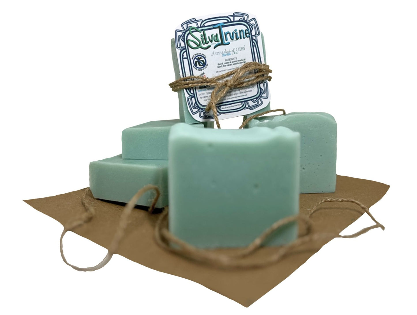 Silva Irvine's "Blue River"  soap bar with Jasmine essential oil - A Simple Kind of Clean