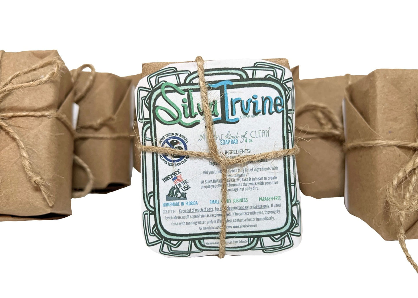 Silva Irvine's "Green Forest" soap bar with Tea Tree essential oil - A Simple Kind of Clean